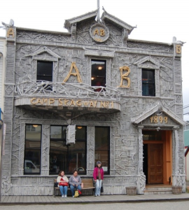 View of a ANB Hall on the self-guided jeep tour